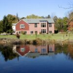 A view from across Little Neshaminy Creek