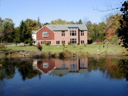 A view from across Little Neshaminy Creek